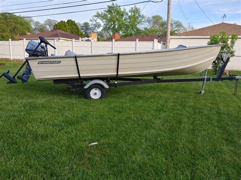 16' LUND <strong>ALUMINUM</strong> SHORELANDER TRAILER 25HP YAMAHA <strong>BOAT</strong> PACKAGE. . 14 foot aluminum boats for sale near me